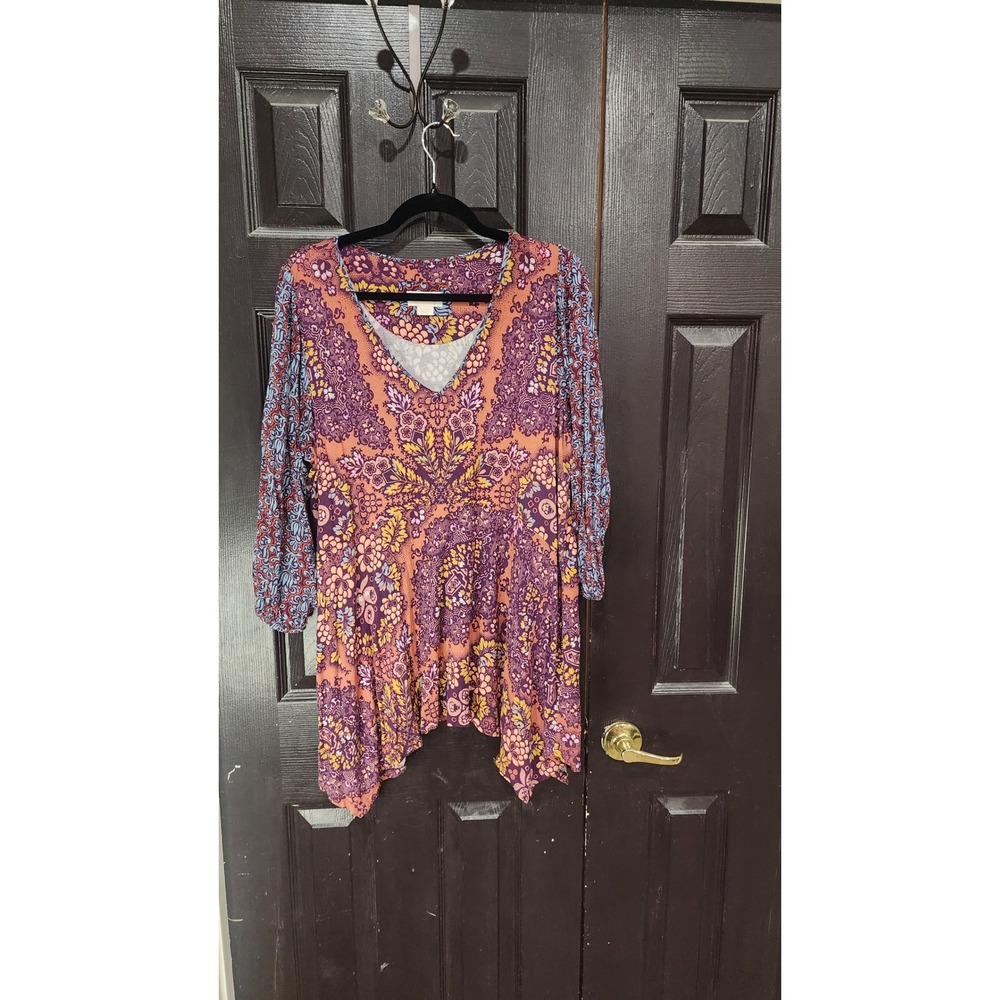 Maeve Tunic Top Women‎ XL Multicolor Excellent